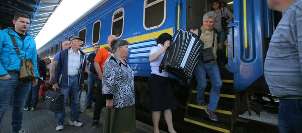 Chuyến tàu từ Ukraina đi Nga - Sputnik Việt Nam