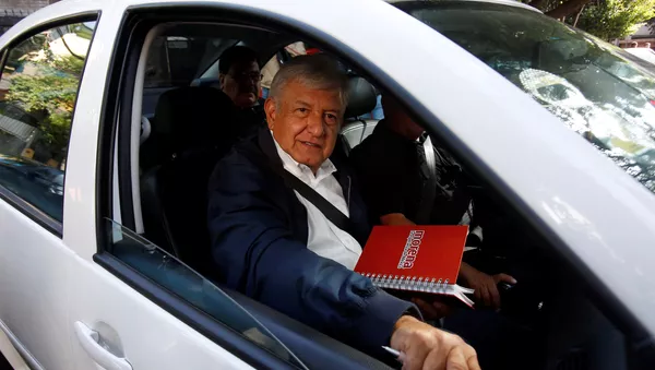 Tổng thống tương lai của Mexico Andres Manuel Lopez Obrador - Sputnik Việt Nam
