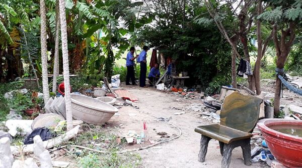 Hiện trường bé gái 10 tuổi bị sát hại. - Sputnik Việt Nam