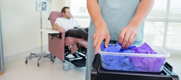 Người đàn ông trong bệnh viện. Người đàn ông trong bệnh viện. - Sputnik Việt Nam