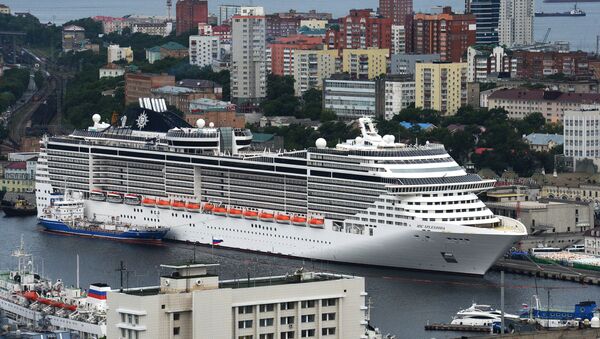 Siêu du thuyền MSC Splendida ở Vladivostok - Sputnik Việt Nam