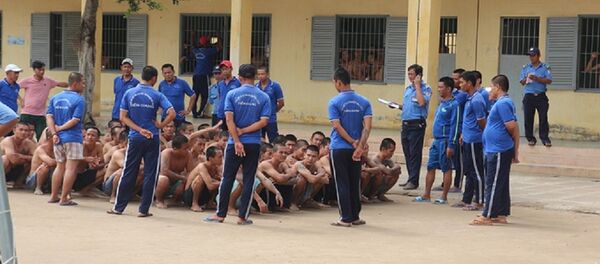 Học viên trốn trại đã được đưa trở lại Cơ sở Cai nghiện ma túy tỉnh Tiền Giang. - Sputnik Việt Nam