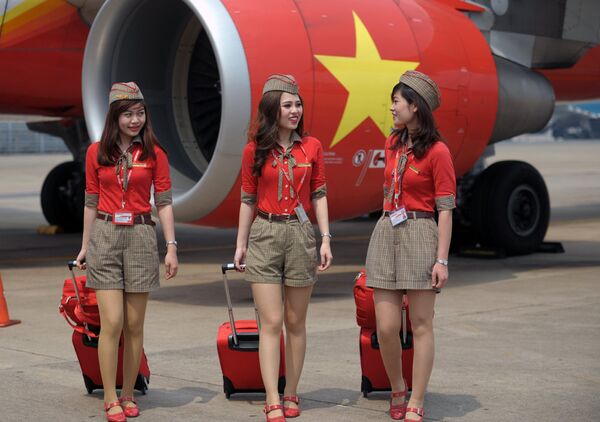 Tiếp viên Vietjet Air Tiếp viên Vietjet Air - Sputnik Việt Nam