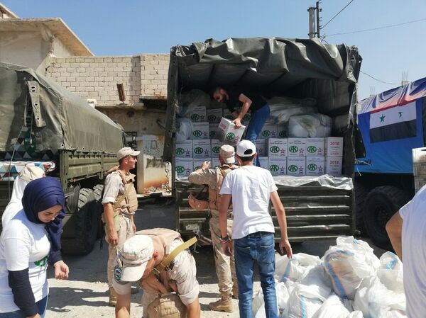 Nước Nga giúp đỡ nhân dân Aleppo  - Sputnik Việt Nam