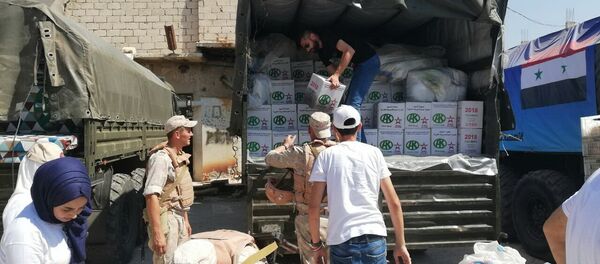 Nước Nga giúp đỡ nhân dân Aleppo - Sputnik Việt Nam