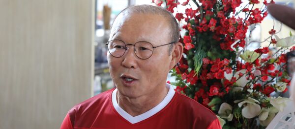 ASIAD 2018: HLV Park Hang Seo trả lời phỏng vấn báo chí - Sputnik Việt Nam