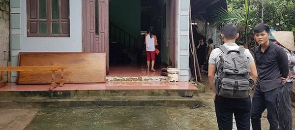 Ngôi nhà của anh Trường, nơi xảy ra vụ án mạng nghiêm trọng - Sputnik Việt Nam