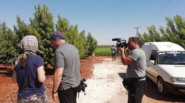 Phái đoàn nhà báo Nga và nước ngoài đến thăm tỉnh Hama của Syria - Sputnik Việt Nam