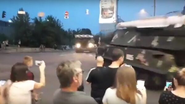 Vụ tên lửa Buk đâm vào tòa nhà ở Kiev - Sputnik Việt Nam