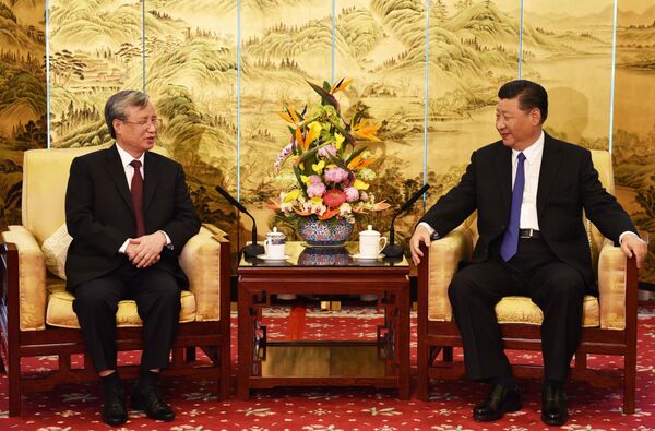 Đồng chí Trần Quốc Vượng hội kiến Tổng Bí thư, Chủ tịch Trung Quốc Tập Cận Bình - Sputnik Việt Nam