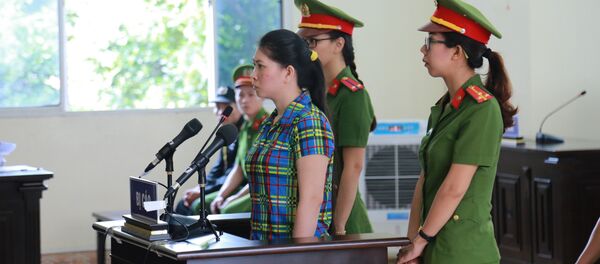 Bị cáo Hàng Thị Hồng Diễm. Bị cáo Hàng Thị Hồng Diễm. - Sputnik Việt Nam
