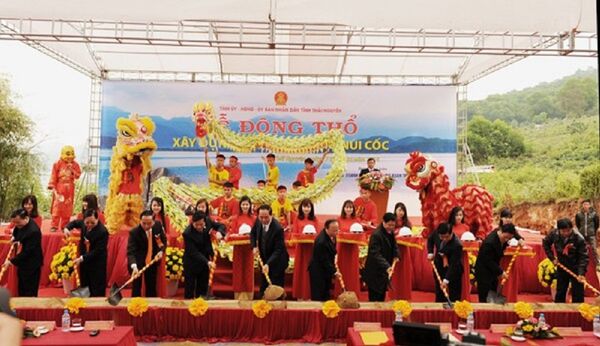 Dự án Hồ Núi Cốc được động thổ vào tháng 2/2016. - Sputnik Việt Nam