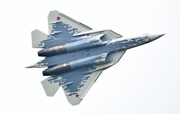 Máy bay chiến đấu thế hệ thứ năm Su-57 Máy bay chiến đấu thế hệ thứ năm Su-57 - Sputnik Việt Nam