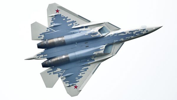 Máy bay chiến đấu thế hệ thứ năm Su-57 - Sputnik Việt Nam