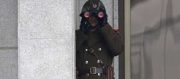 Binh sĩ Bắc Triều Tiên ở biên giới liên Triều - Sputnik Việt Nam