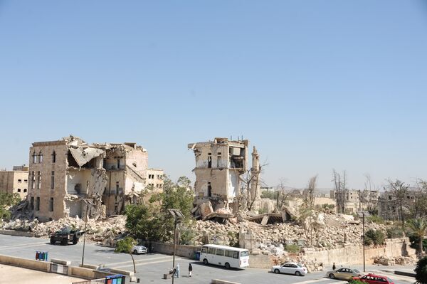 Dưới tòa nhà này là một đường hầm mà những kẻ khủng bố đã muốn phá hoại. - Sputnik Việt Nam