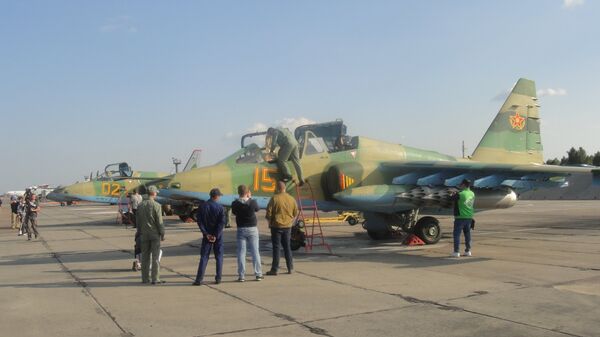 Máy bay Su-25 của Không quân Kazakhstan - Sputnik Việt Nam