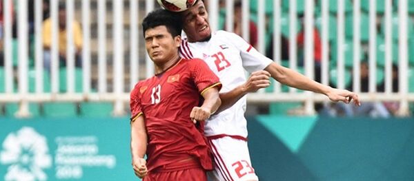 Olympic Việt Nam chơi đầy nỗ lực nhưng đã không thể giành được chiến thắng. - Sputnik Việt Nam