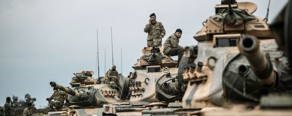 Quân đội Thổ Nhĩ Kỳ gần biên giới Syria - Sputnik Việt Nam