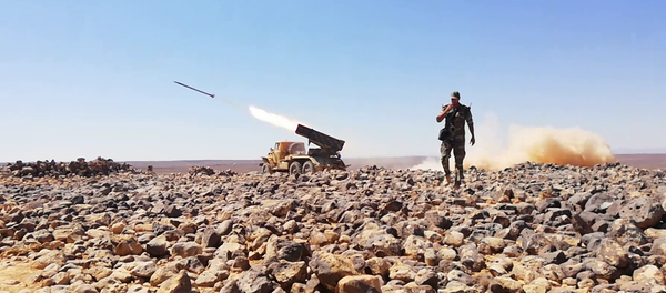 Quân đội Syria tấn công quyết liệt ở trận địa vùng núi lửa Al-Safa - Sputnik Việt Nam