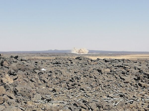 Quân đội Syria tấn công quyết liệt ở trận địa vùng núi lửa Al-Safa - Sputnik Việt Nam