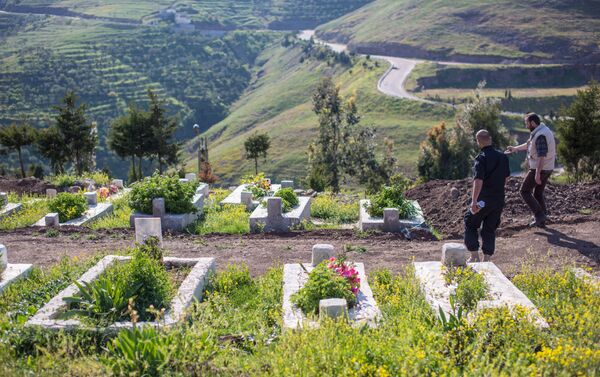 Syria bắt đầu phục chế lâu đài Krak des Chevaliers gần Homs - Sputnik Việt Nam