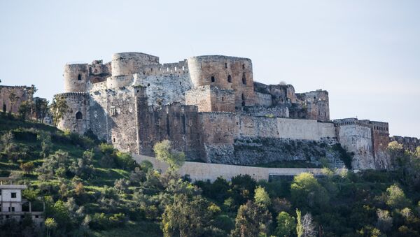 Syria bắt đầu phục chế lâu đài Krak des Chevaliers gần Homs - Sputnik Việt Nam