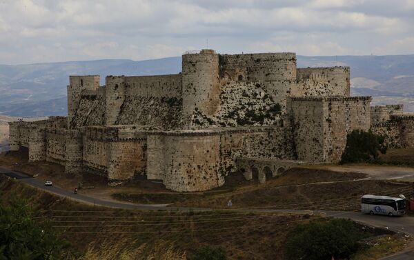 Syria bắt đầu phục chế lâu đài Krak des Chevaliers gần Homs - Sputnik Việt Nam