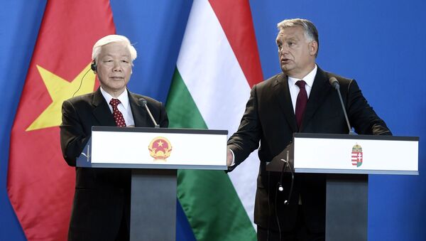 Nguyễn Phú Trọng và Viktor Orban - Sputnik Việt Nam