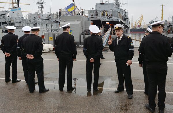 Tàu khu trục nhỏ của Hải quân Ukraina “Hetman Sahaidachny”  - Sputnik Việt Nam