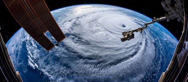 Bão Florence, được chụp bởi phi hành gia Alexander Gerst từ trạm vũ trụ ISS - Sputnik Việt Nam
