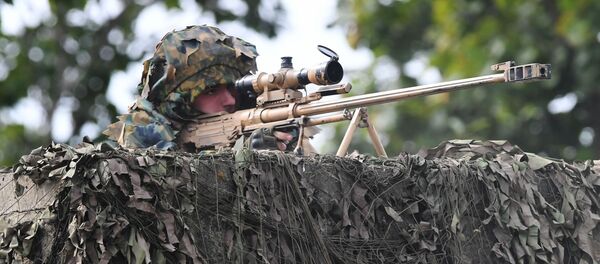 Người lính Nga trong cuộc tập trận chiến dịch-chiến lược Vostok-2018 Người lính Nga trong cuộc tập trận chiến dịch-chiến lược Vostok-2018 - Sputnik Việt Nam