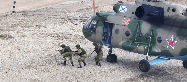 Đổ bộ tại Mũi Klerka trong khuôn khổ cuộc tập  trận  chiến dịch-chiến lược Vostok-2018 - Sputnik Việt Nam