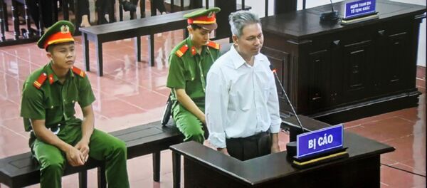 Bị cáo Đào Quang Thực tại phiên tòa - Sputnik Việt Nam