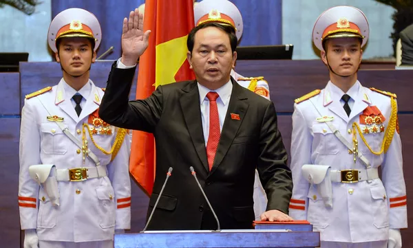 Chủ tịch nước Việt Nam Trần Đại Quang tuyên thệ trong lễ nhậm chức tại Hà Nội Chủ tịch nước Việt Nam Trần Đại Quang tuyên thệ trong lễ nhậm chức tại Hà Nội - Sputnik Việt Nam