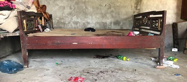 Hiện trường nơi cháu N. bị sát hại. (ảnh Cao Sơn) - Sputnik Việt Nam