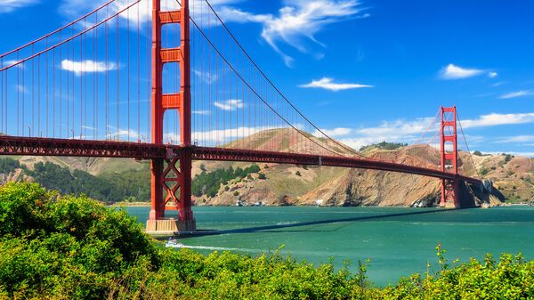 Cầu Cổng Vàng ở San Francisco, Hoa Kỳ  - Sputnik Việt Nam