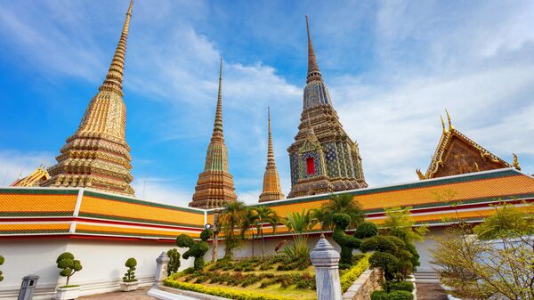 Đền Phật nằm (Wat Pho) ở Bangkok, Thái Lan - Sputnik Việt Nam