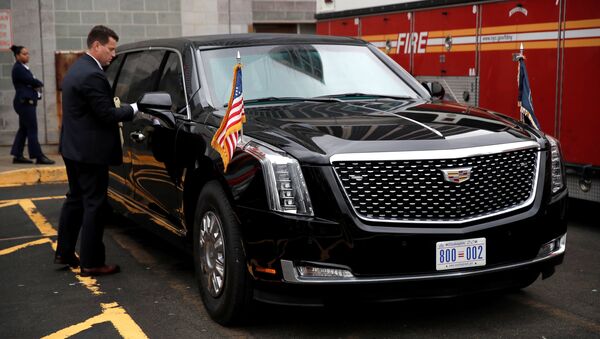 Chiếc limousine của Tổng thống Mỹ Donald Trump - Sputnik Việt Nam