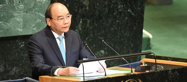 Thủ tướng Nguyễn Xuân Phúc phát biểu tại phiên thảo luận cấp cao Đại hội đồng LHQ - Sputnik Việt Nam