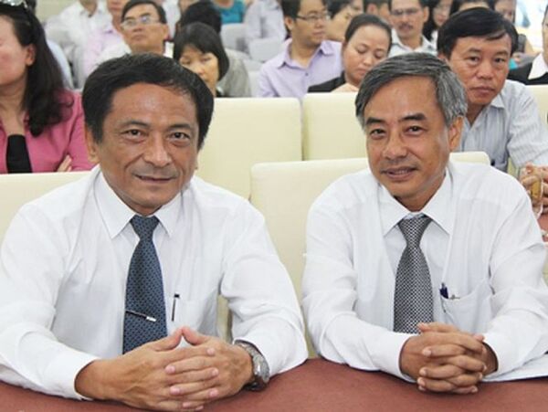 Ông Trương Văn Non (trái), Bí thư Đảng ủy, Chủ tịch Hội đồng thành viên Công ty Đầu tư Tài chính Nhà nước TPHCM bị khiển trách - Sputnik Việt Nam