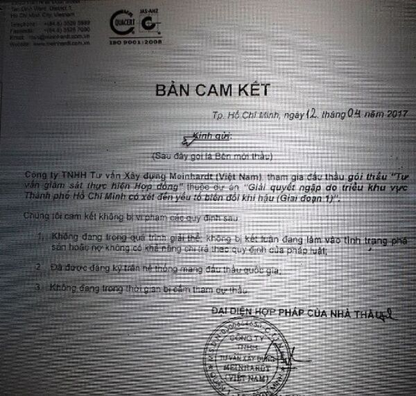 Cam kết của công ty Meinhardt trước khi ký hợp đồng tư vấn - Sputnik Việt Nam