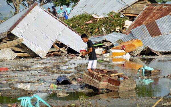 Hậu quả của trận động đất và sóng thần ở Indonesia - Sputnik Việt Nam