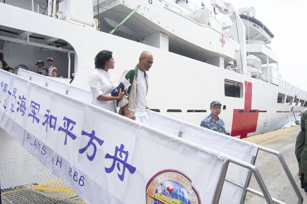 Tàu bệnh viện Trung Quốc “Peace Ark” (He Ping Fang Zhou) ở Venezuela - Sputnik Việt Nam