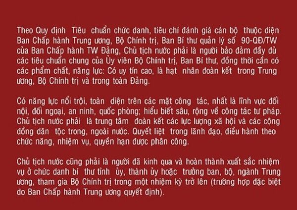 Quy định tiêu chuẩn chức danh - Sputnik Việt Nam