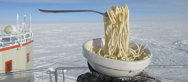Ăn mì thế nào ở nơi lạnh buốt âm 60 độ C? - Sputnik Việt Nam