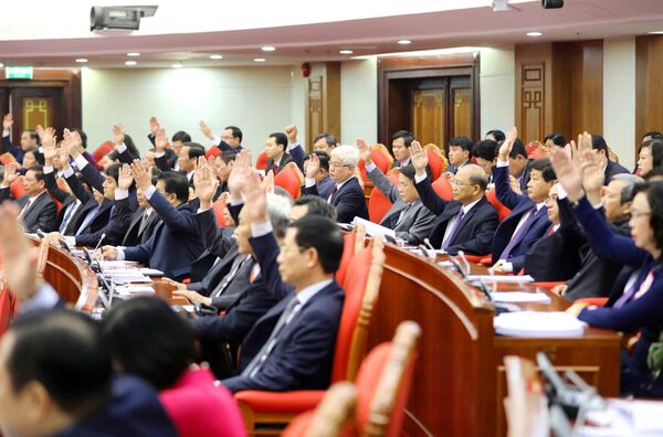 Khai mạc Hội nghị lần thứ tám Ban Chấp hành Trung ương Đảng Cộng sản Việt Nam khóa XII Khai mạc Hội nghị lần thứ tám Ban Chấp hành Trung ương Đảng Cộng sản Việt Nam khóa XII - Sputnik Việt Nam