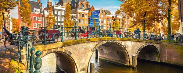 Вид на осенний Амстердам - Sputnik Việt Nam