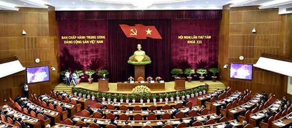 Trung ương đã giới thiệu Tổng bí thư Nguyễn Phú Trọng để Quốc hội bầu giữ chức vụ Chủ tịch nước CHXHCN Việt Nam tại kỳ họp thứ 6, Quốc hội khoá 14 - Sputnik Việt Nam