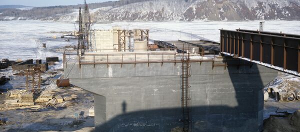 Строительство моста через Амур - Sputnik Việt Nam